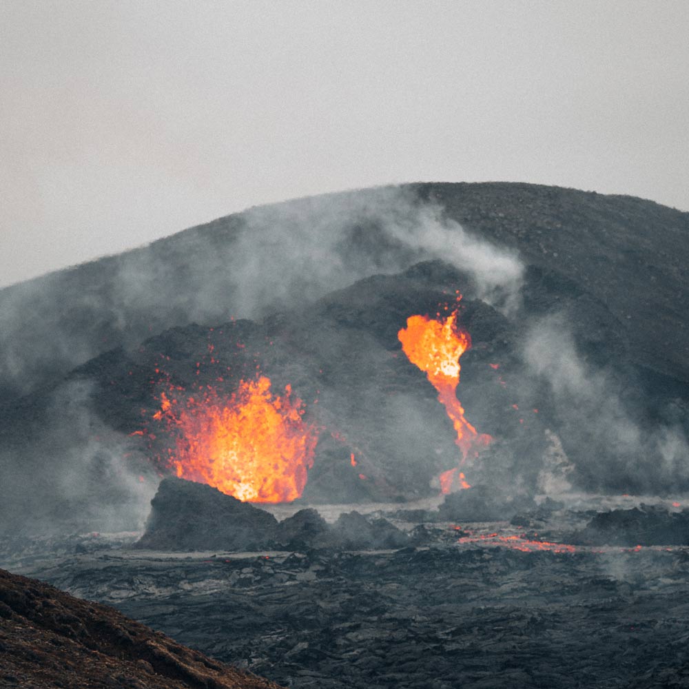 Erupciones, gases tóxicos